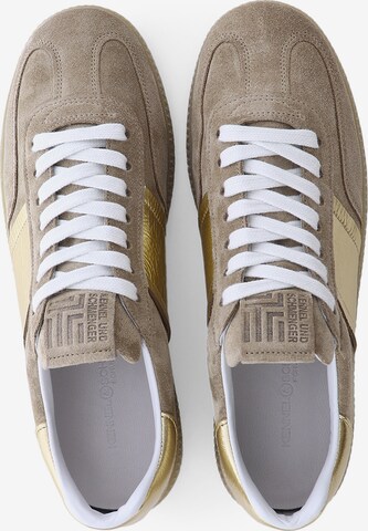 Kennel & Schmenger Sneakers 'CRACK' in Beige