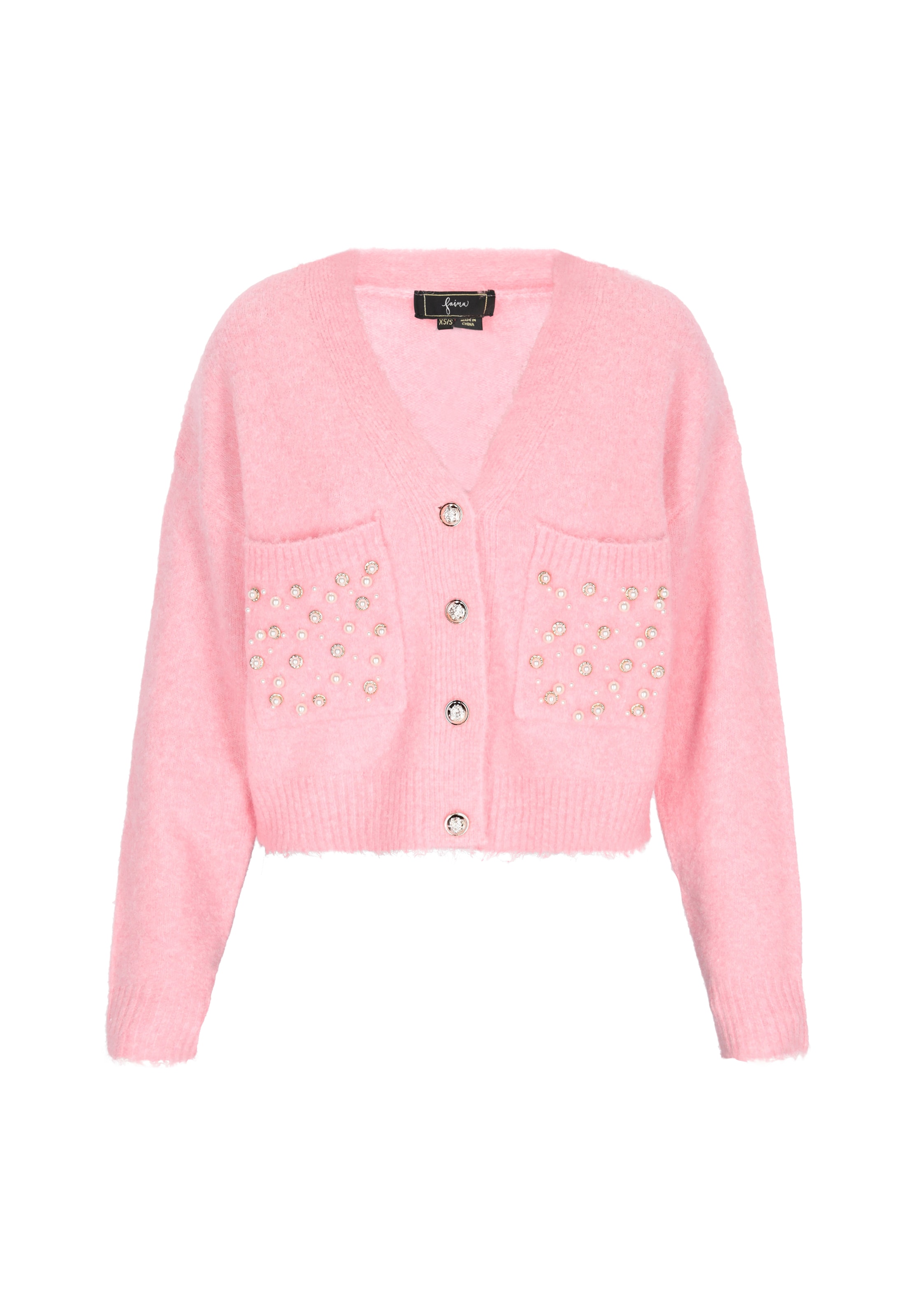 faina - Casaco de malha em rosa: frente