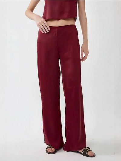 Hiccup Broek in de kleur Wijnrood, Productweergave