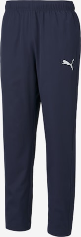 PUMA Regular Workout Pants in Blue: front