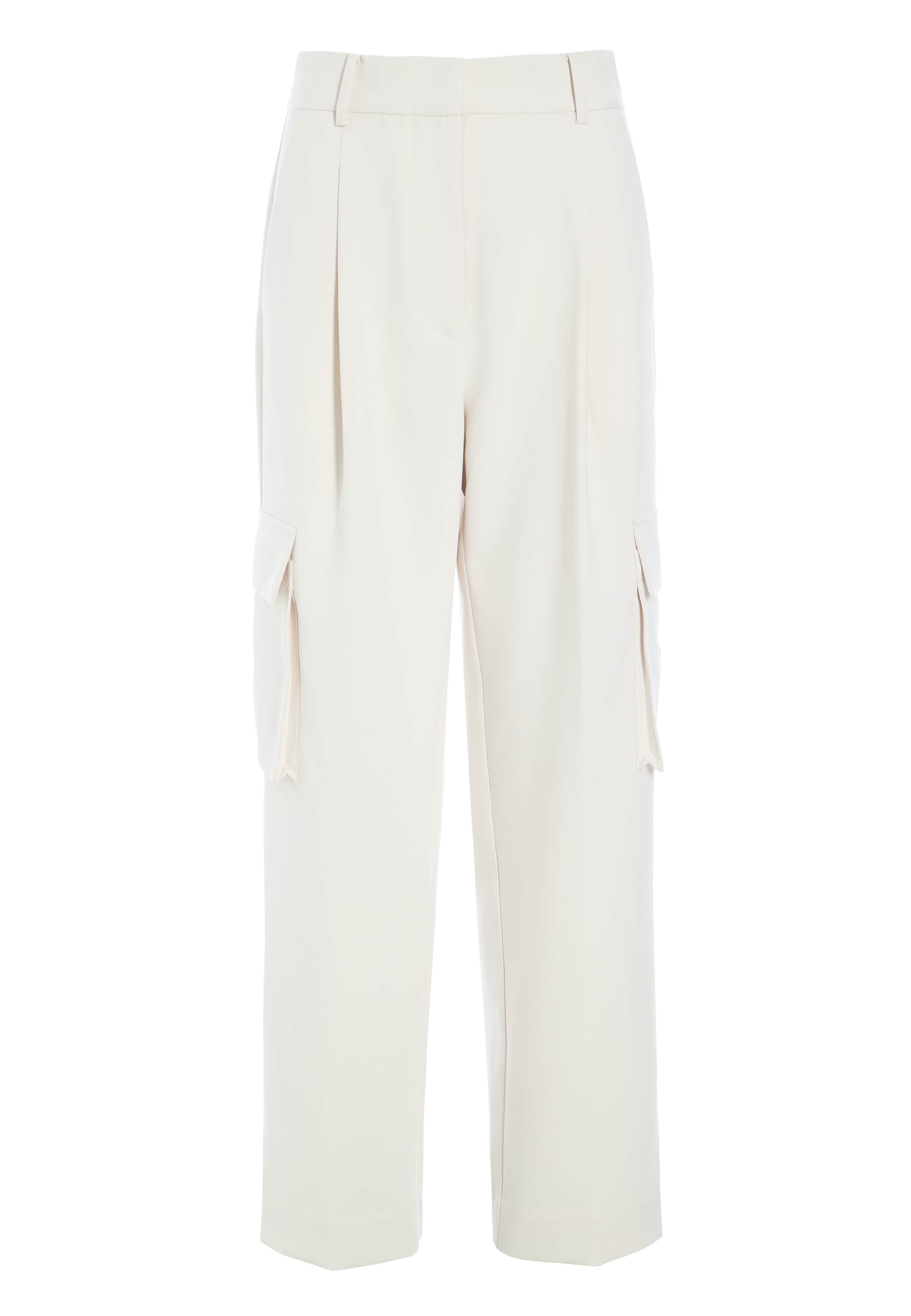 Dea Kudibal Voľný strih Nohavice 'Caritadea' - Béžová: predná strana