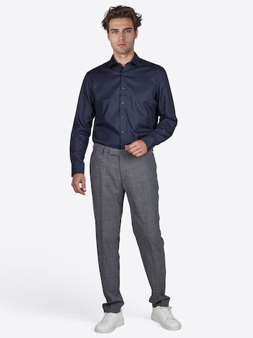PIERRE CARDIN Regular fit Overhemd in Blauw
