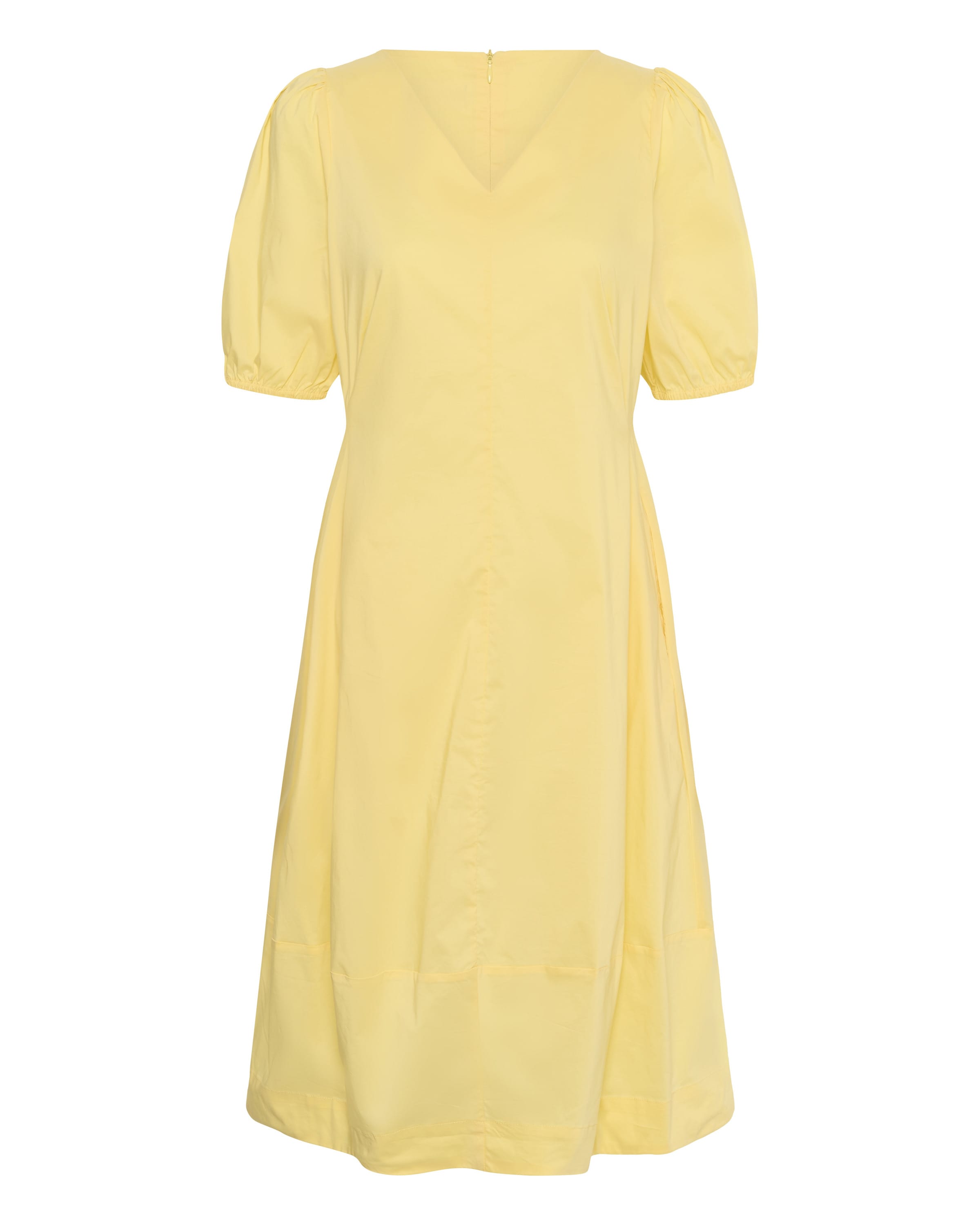 CULTURE Kleid 'CUantoinett' in Gelb: Vorderseite