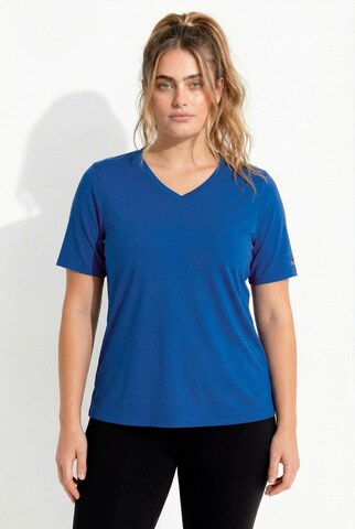 Ulla Popken Shirt in Blauw: voorkant