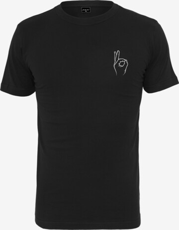 MT Men Shirt 'Easy Sign Tee' in Black: front