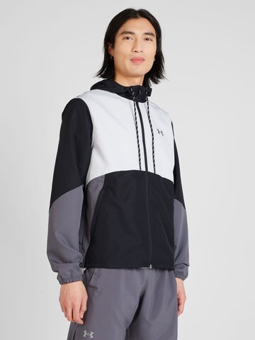 UNDER ARMOUR Athletic Jacket 'Legacy' in Black: front