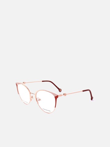 Carolina Herrera Zonnebril 'Carolina Herrera HER 0115 Gold blue 54/18/145 WOMAN Eyewear Frame' in Rood: voorkant