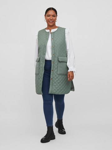 Gilet Vila Curve en vert