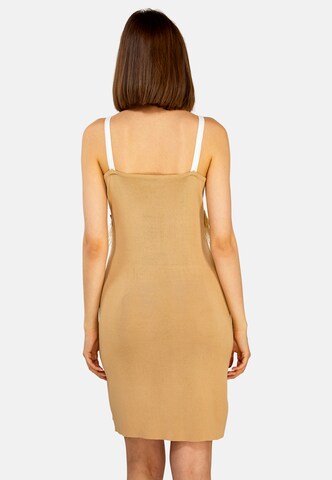 TOOche Cocktail Dress in Beige