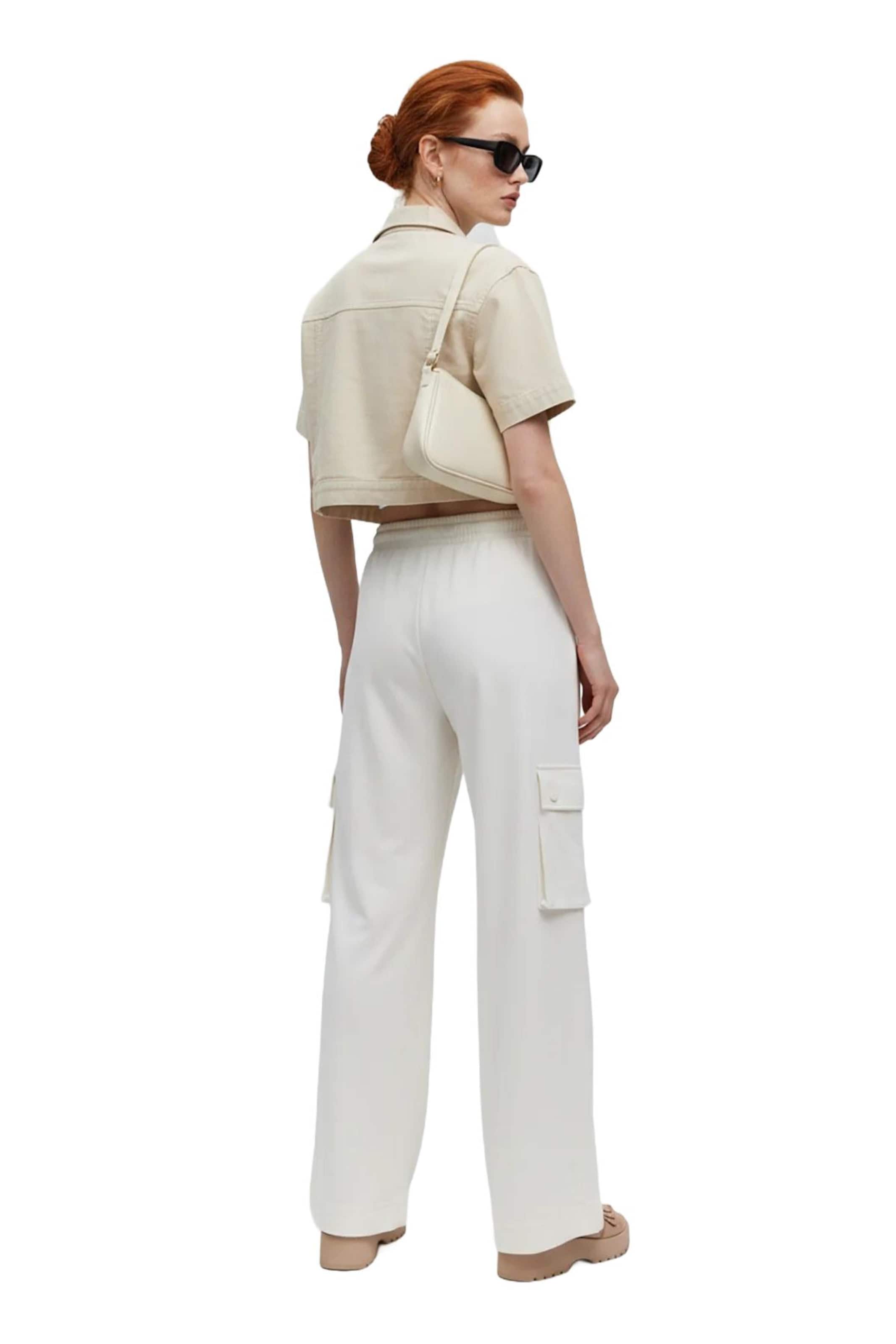 No Matter What Wide leg Cargo Pants in Beige