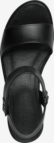 TAMARIS Strap sandal in Black