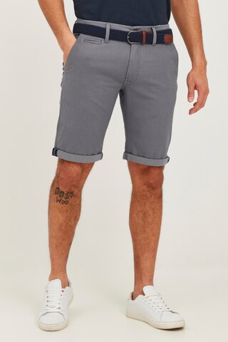 Regular Pantalon chino 'Figno' INDICODE JEANS en gris : devant