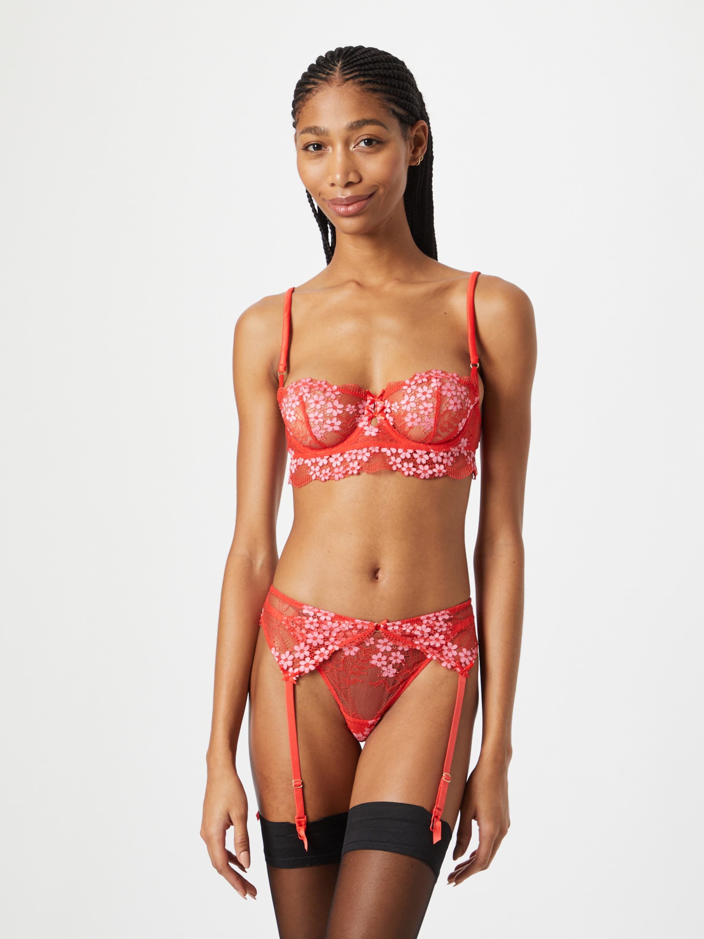 ETAM Balconet Sujetador SOMPTUEUSE en Rojo ABOUT YOU