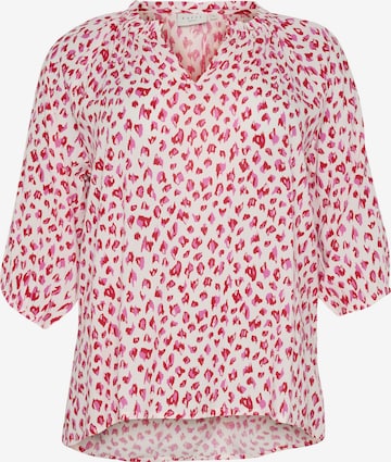 KAFFE CURVE Blouse 'Sigrida' in Pink: front