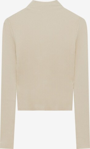 Pull&Bear Tröja i beige: framsida