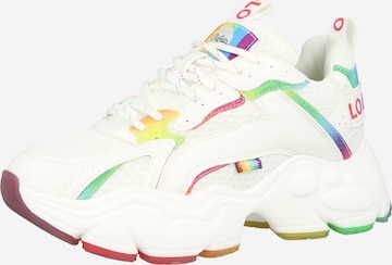 BUFFALO Matalavartiset tennarit 'BINARY SHADOW' värissä valkoinen: etupuoli