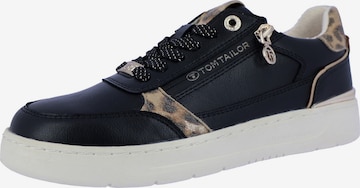 TOM TAILOR Sneakers laag in Zwart: voorkant