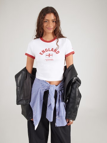 LEVI'S ® Футболка 'MINI RINGER X USA RETRO' в Белый: спереди