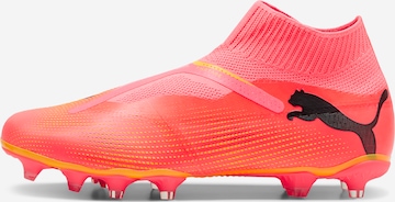 Chaussure de foot 'Future 7 Match' PUMA en rose : devant