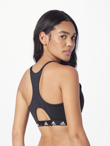 ADIDAS SPORTSWEAR Bustier Sport bh in Zwart