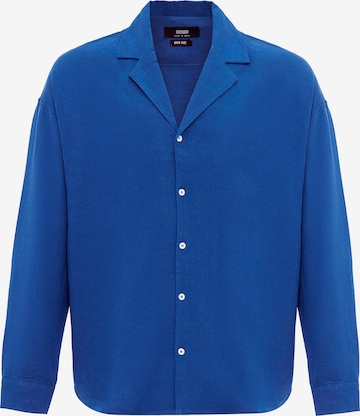 Antioch Skjorta i blå: framsida