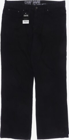 CAMP DAVID Jeans in 40 in Black: front