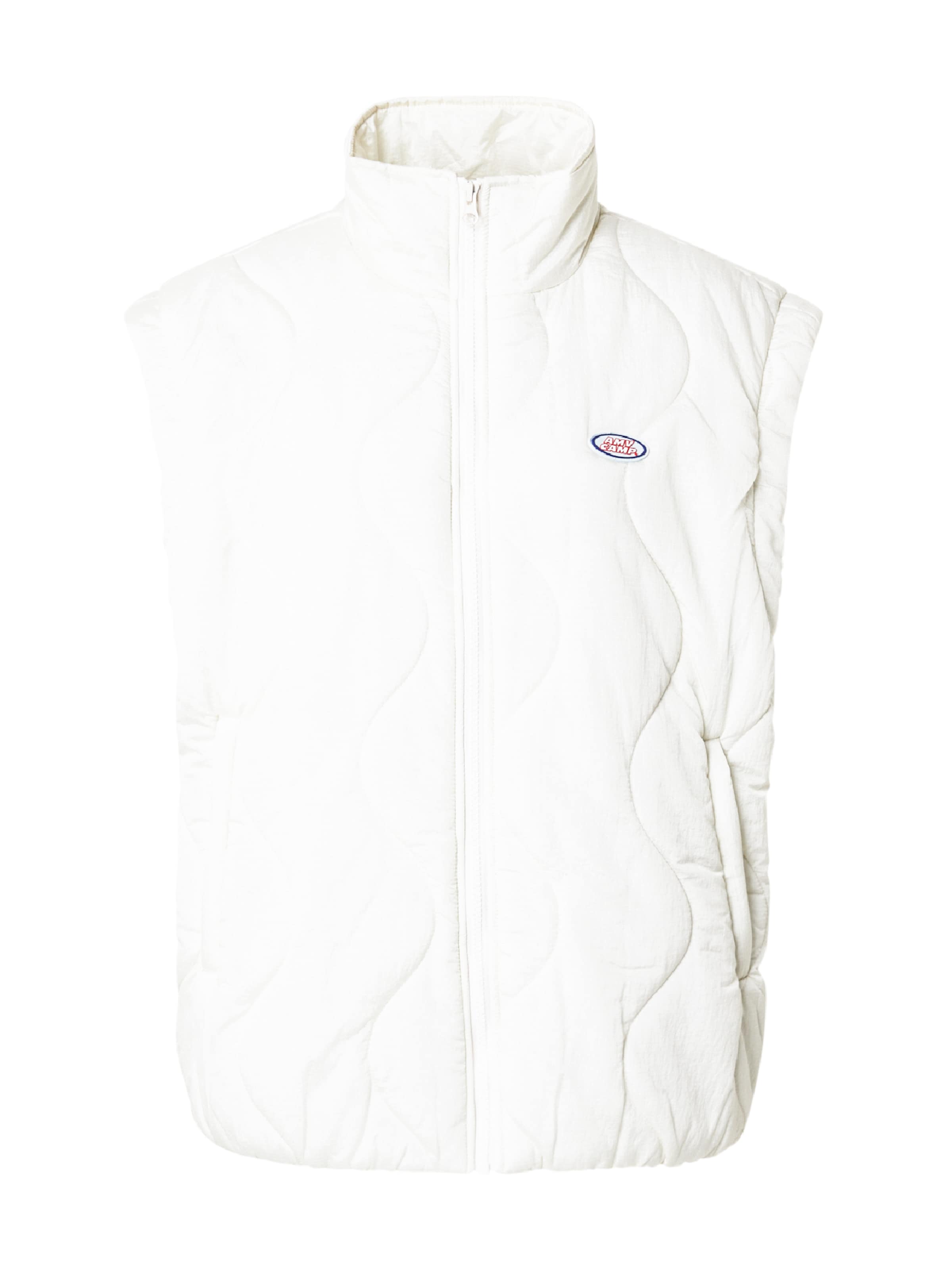 Gilet 'Ifabay' AMERICAN VINTAGE en blanc : devant