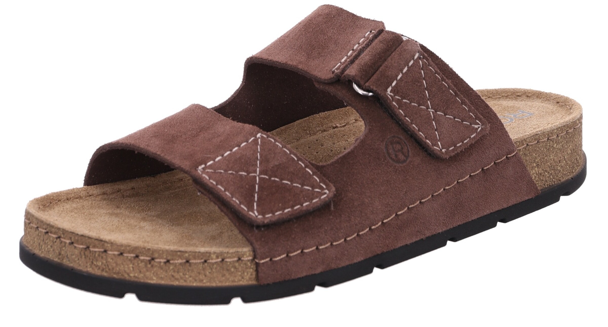 ROHDE Pantolette in Braun: Vorderseite