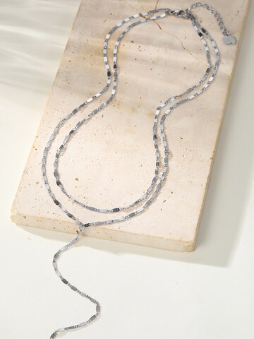 Hey Happiness Kette 'Y-Layer'‌‌‌ in Silber