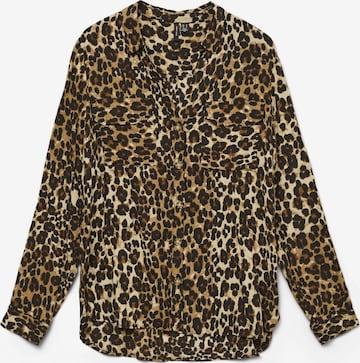 VERO MODA - Blusa 'Bumpy' en marrón: frente