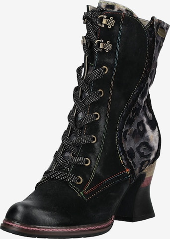 Bottines à lacets Laura Vita en noir : devant