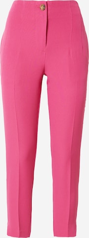 Dorothy Perkins Regular Панталон с ръб в розово: отпред