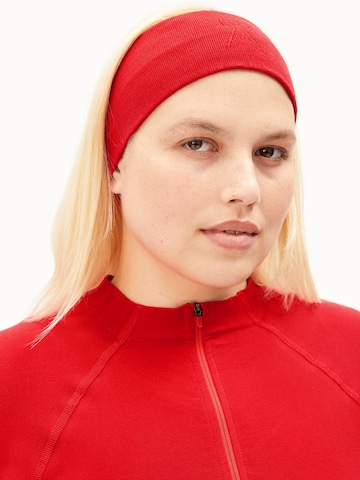 ARMEDANGELS Stirnband SEAMLESS in Rot: Vorderseite