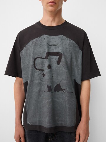Bershka Shirt in Zwart