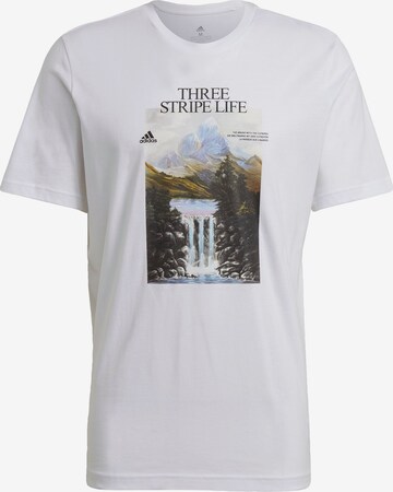 ADIDAS SPORTSWEAR Functioneel shirt 'Mountain' in Wit: voorkant