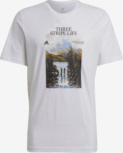 ADIDAS PERFORMANCE T-Shirt 'Mountain' in mischfarben / weiß, Produktansicht