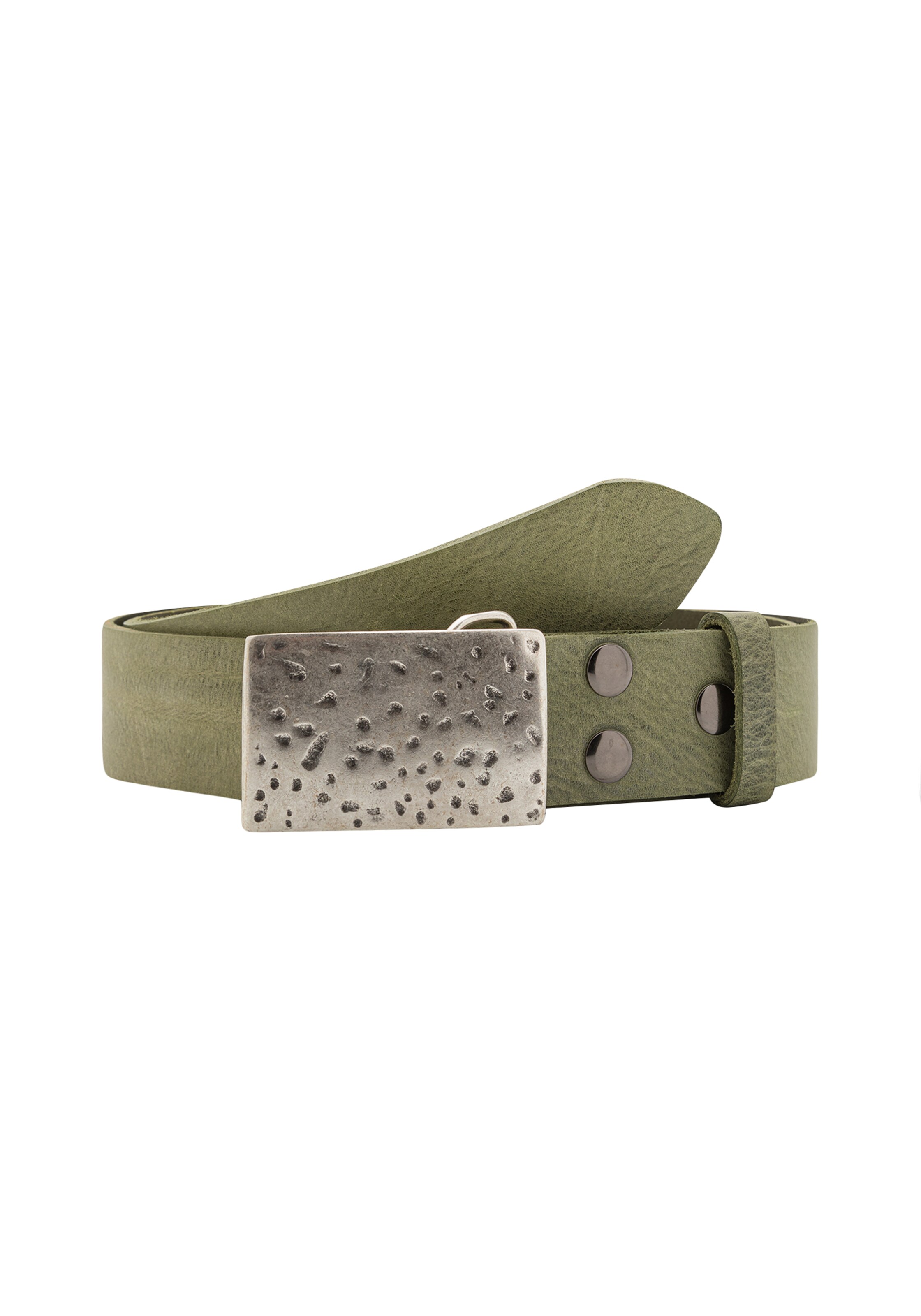 RETTUNGSRING by showroom 019° Belt 'Gump' in Green: front