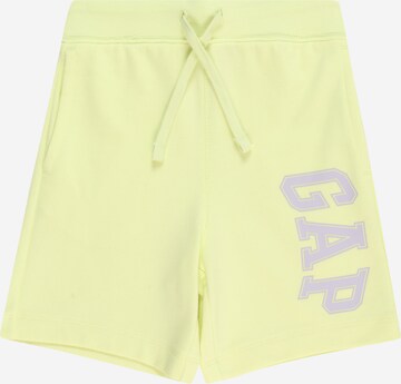 Pantalon GAP en jaune : devant