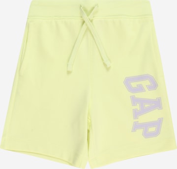 Pantaloni di GAP in giallo: frontale