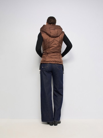 Salsa Jeans Bodywarmer in Bruin