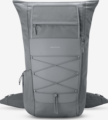 Kapten & Son Rucksack 'Banff' in Grau: predná strana