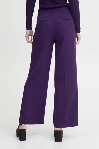 ICHI Loose fit Pants 'Lexi' in Purple