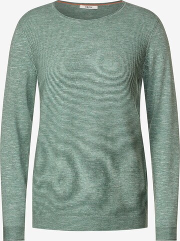 CECIL Sweater in Green: front