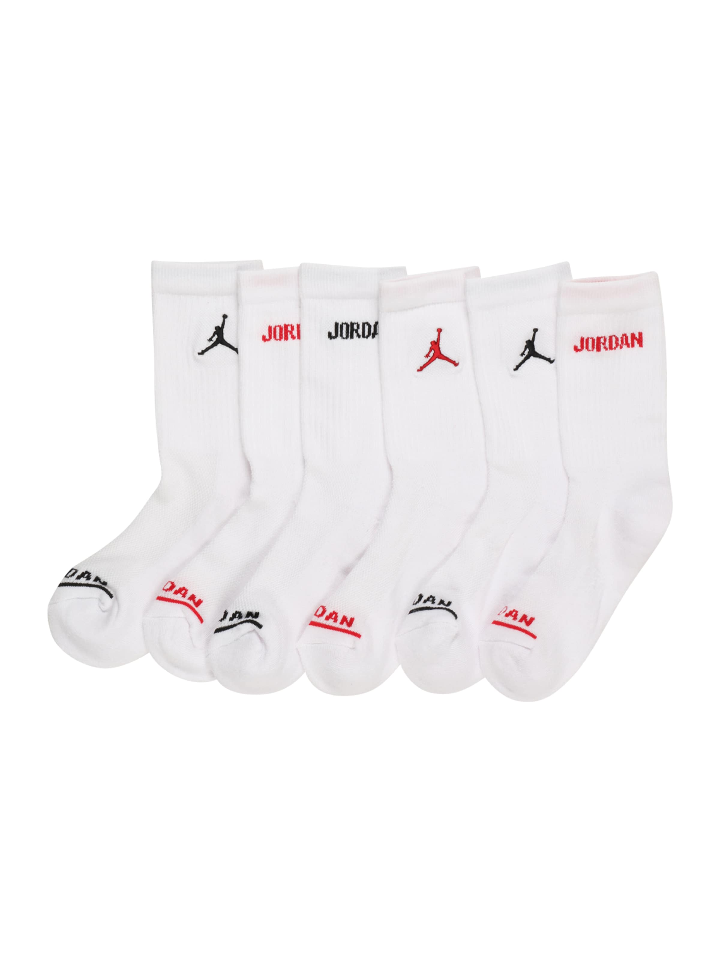 Șosete de la Jordan pe alb: față