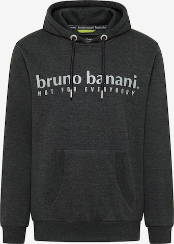 BRUNO BANANI Sweatshirt 'CARVER' in Grey: front