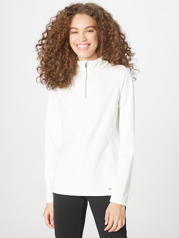 KILLTEC Sportief sweatshirt in Wit: voorkant