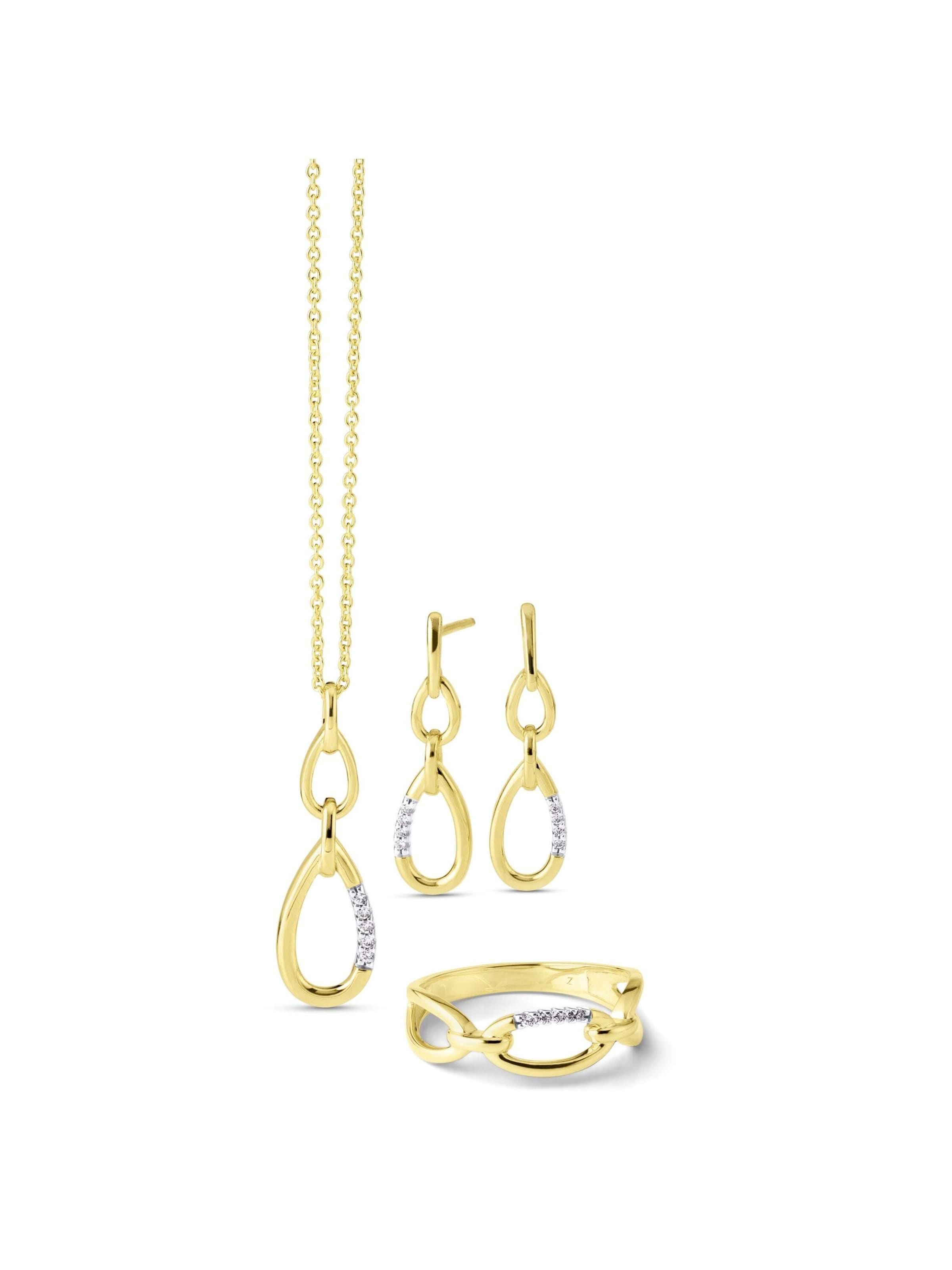 Orolino Earrings in Yellow: front