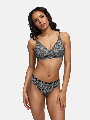 cfabPush-up Grudnjak 'Comfort Push-Up BH' - siva boja: prednji dio