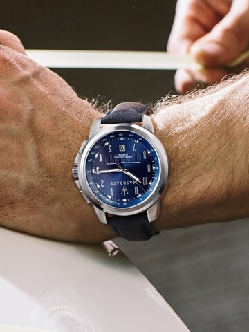 Maserati Analoog horloge in Blauw: voorkant