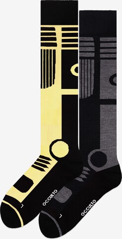 Occulto Sportsocken 'Felix' in Gelb: Vorderseite
